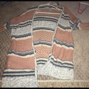 Multicolor Long Cardigan